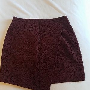 Madewell Mock Wrap Skirt